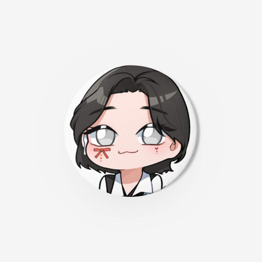 Arctic Fox - Rabbit Se Yeon Pin Button - Marpple Shop - Pin Button - Harumio