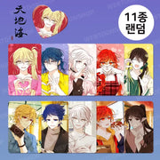 Heaven And Earth - Photo Card + Heart Button (Random) - Webtoon Shop - Accessories - Harumio