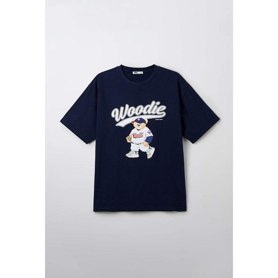 SPAO x Doosan Bears - Short Sleeve T-Shirt (Navy) - SPAO - T-Shirt - Harumio