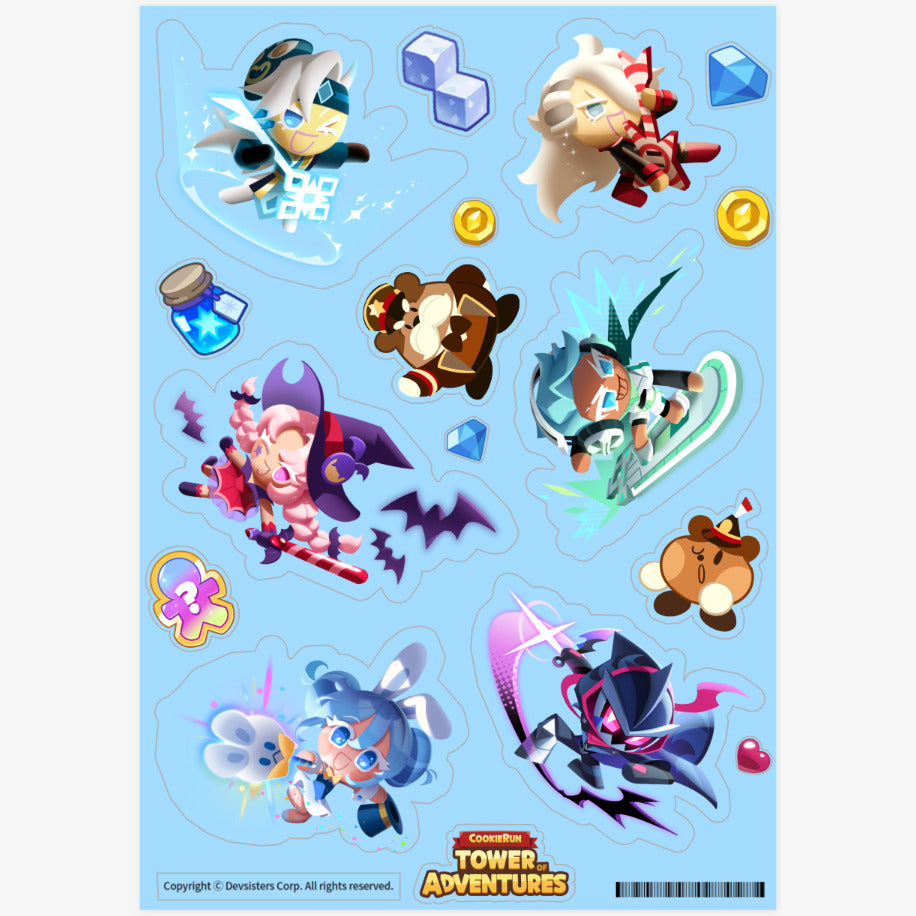 Cookie Run : Tower of Adventure - Water Attribute Cookie Sticker Set - Marpple Shop - Sticker - Harumio