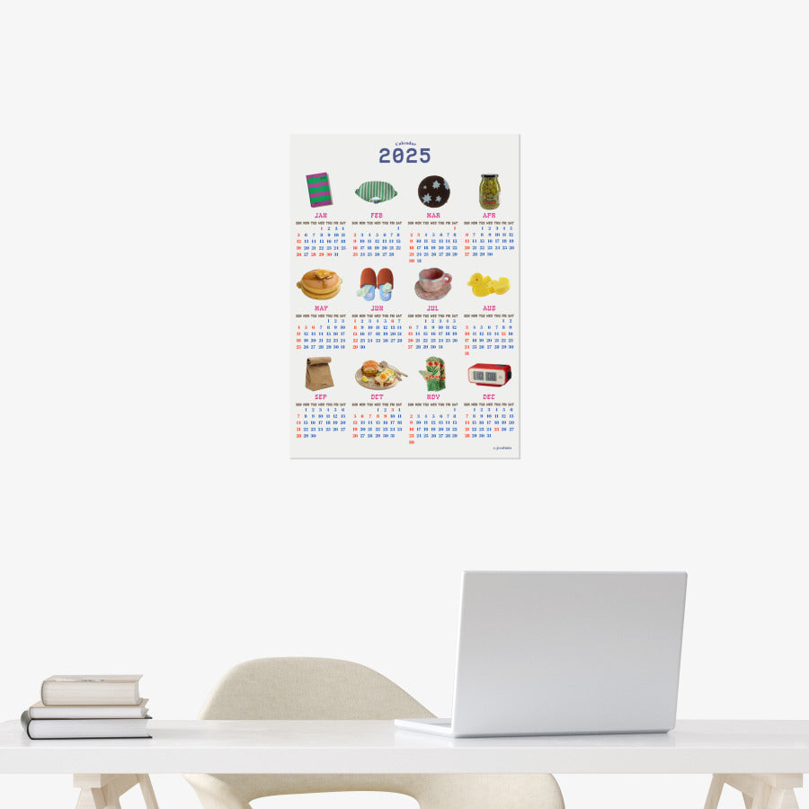 Jseolmin - 2025 Calendar A3 Poster - Marpple Shop - Poster - Harumio