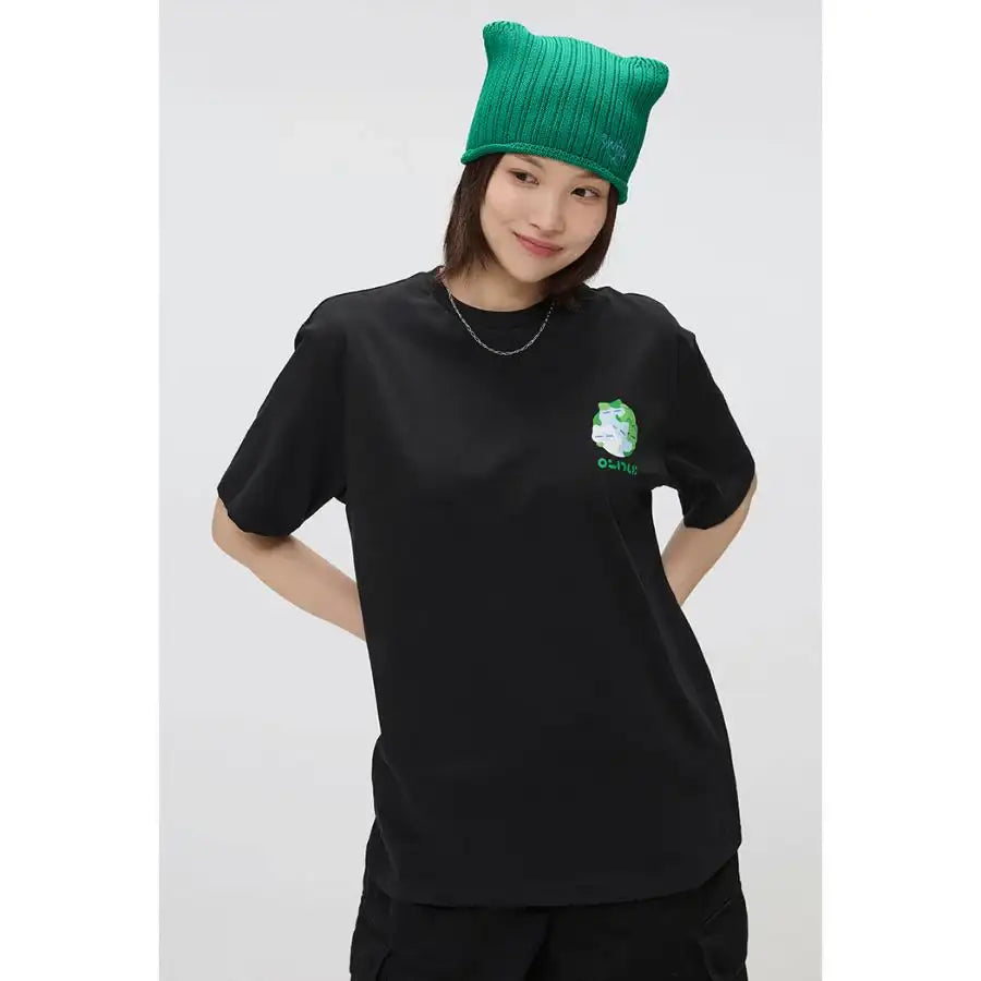 SPAO x Earthling - Midnight Serenade Short Sleeve T-Shirt - SPAO - T-Shirt - Harumio