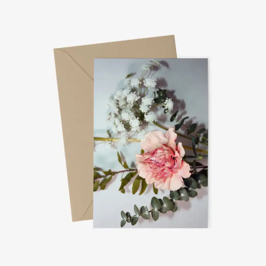 Like The Moon - Flower Postcard & Envelope Set - Marpple Shop - Postcard - Harumio