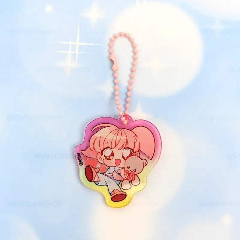 Teddy Bear - Acrylic Keyring Charm - Webtoon Shop - Acrylic Keyring - Harumio