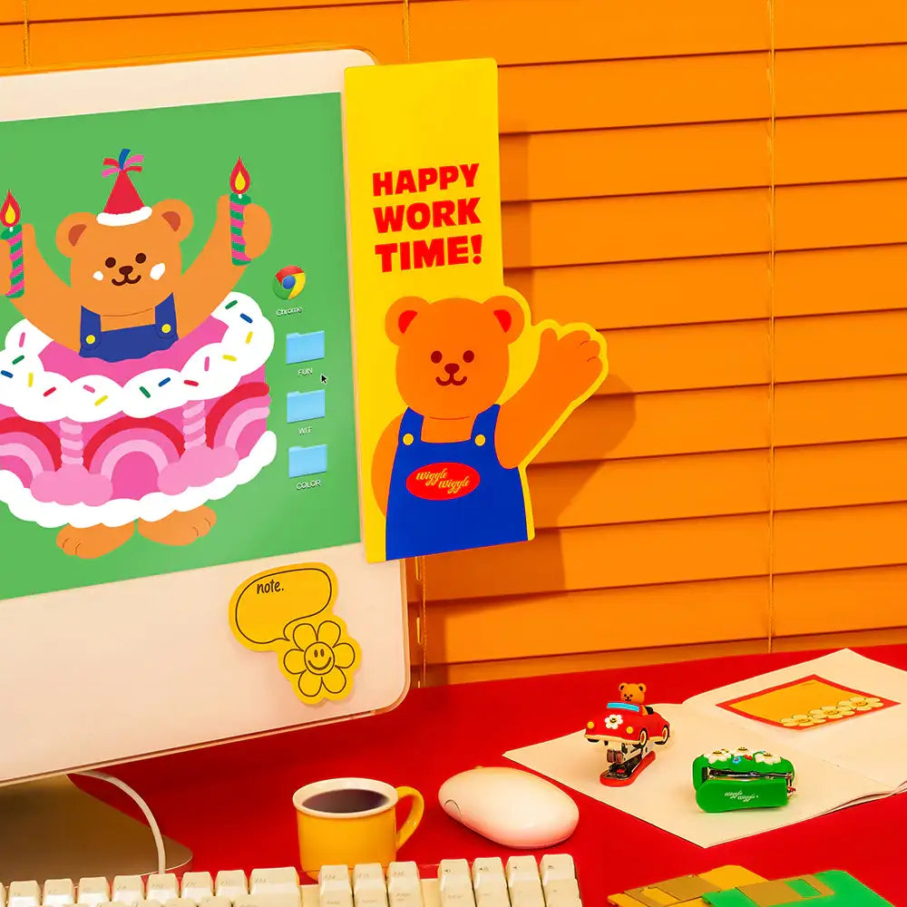 Wiggle Wiggle - Monitor Memo Board - Wiggle Wiggle - memo board - Harumio