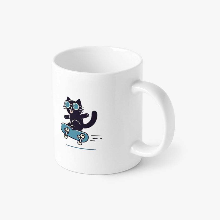 Egg Cartop - Meditating Cat 53 Basic Mug - Marpple Shop - Mug - Harumio