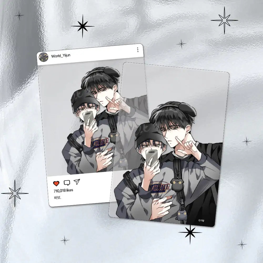 A World Without You - Photo Frame Selfie Mode - Webtoon Shop - Photo Card - Harumio
