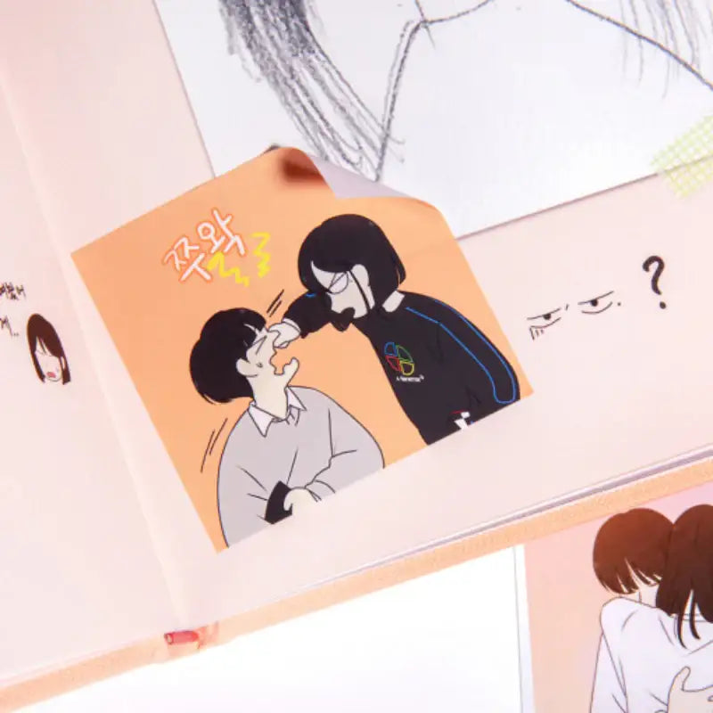 Love Revolution - Gong Joo-young & Wang Ja-rim Sticker Pack - Webtoon Friends - Stickers - Harumio