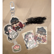 The Heart of the Lotus X Toonique - Signature Acrylic Keyring Set