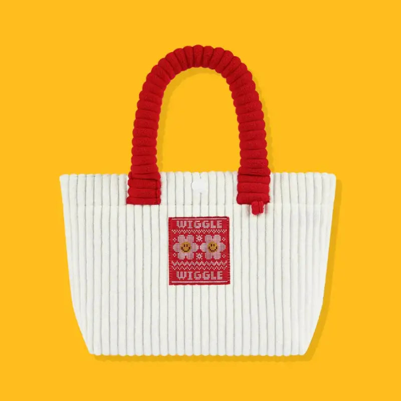 Wiggle Wiggle - Corduroy Tote Bag - Wiggle Wiggle - Bag - Harumio