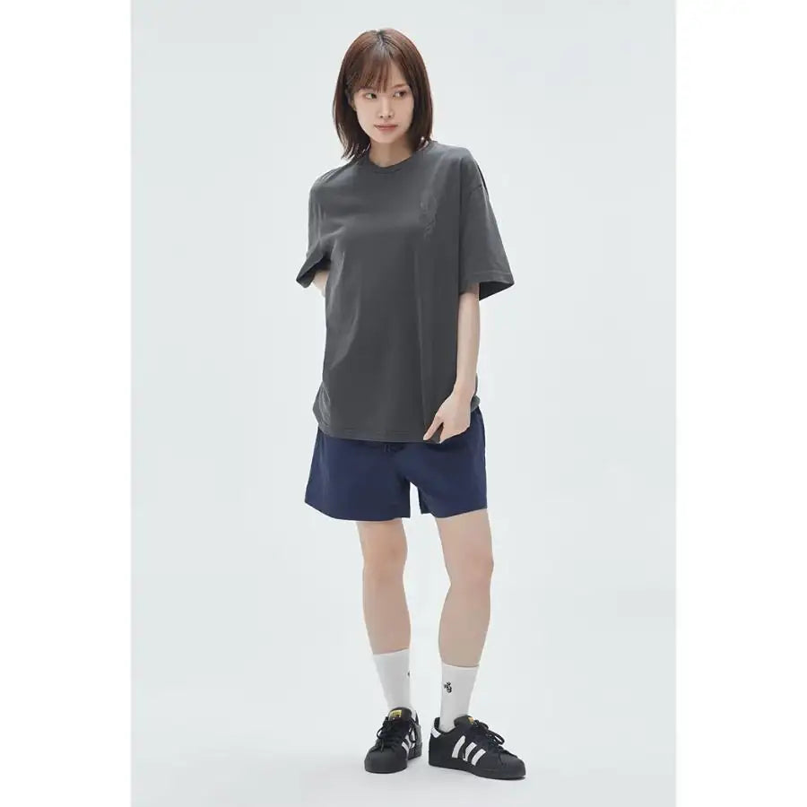 SPAO x Namgung Hyuk - Short Sleeve T-Shirt (CHARCOAL) - SPAO - T-Shirt - Harumio