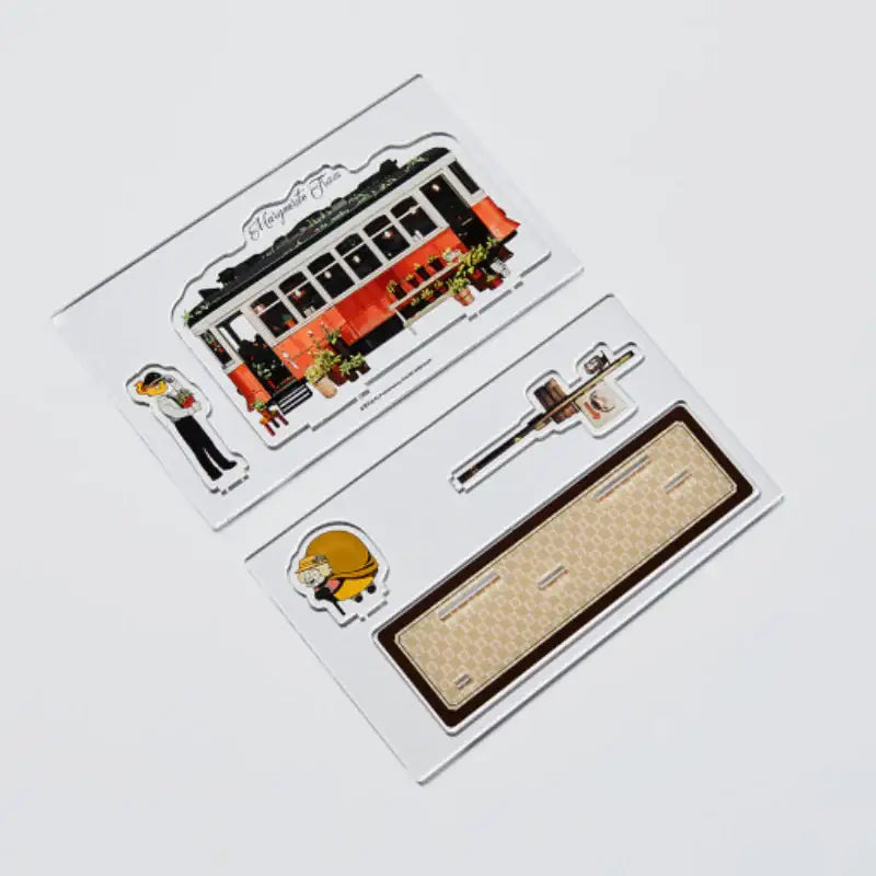 Marguerite Tram - Diorama Acrylic Stand - Webtoon Friends - Acrylic Stand - Harumio