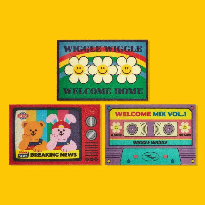 Wiggle Wiggle - Coil Floor Mat - Wiggle Wiggle - Mat - Harumio