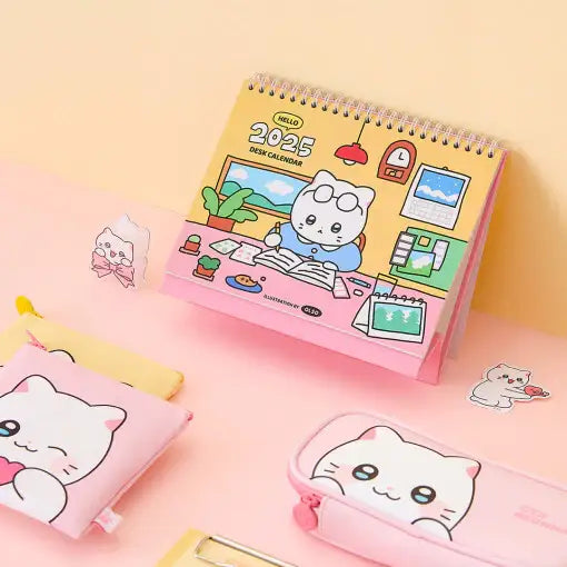 Meow Man - 2025 Desk Calendar - Webtoon Friends - Calendar - Harumio