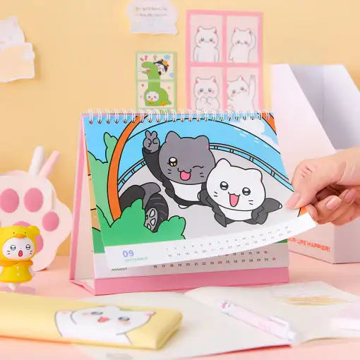 Meow Man - 2025 Desk Calendar - Webtoon Friends - Calendar - Harumio