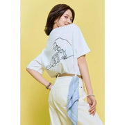 SPAO x Ganadi - Short Sleeve T-Shirt (Hugging) - SPAO - T-Shirt - Harumio