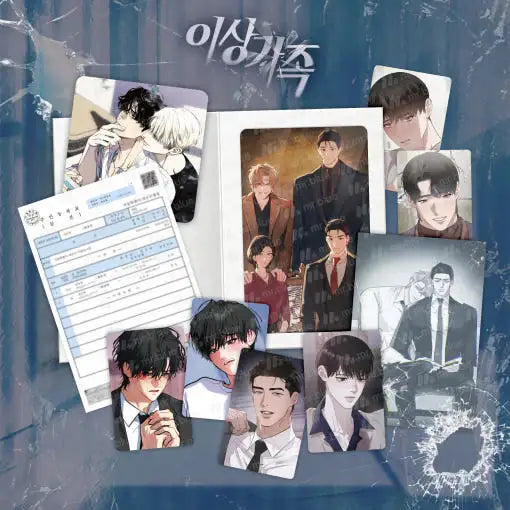 Unusual Families - Photocard & Family Photo Set - Mr. Blue - Photocard - Harumio