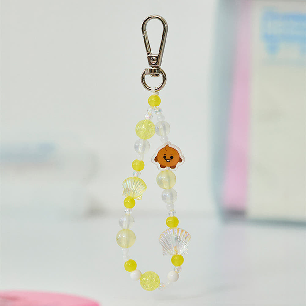 BT21 - BABY PEARL Beads Keychain - Line Friends - Keychain - Harumio