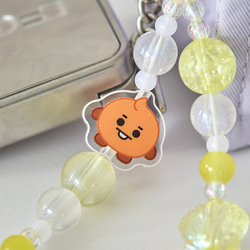 BT21 - BABY PEARL Beads Keychain - Line Friends - Keychain - Harumio