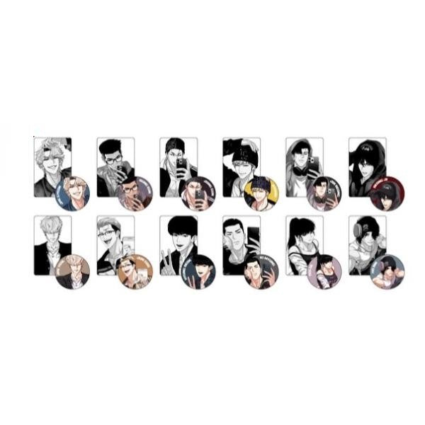 Lookism VVIP Popup Store - Photocard Can Badge Set