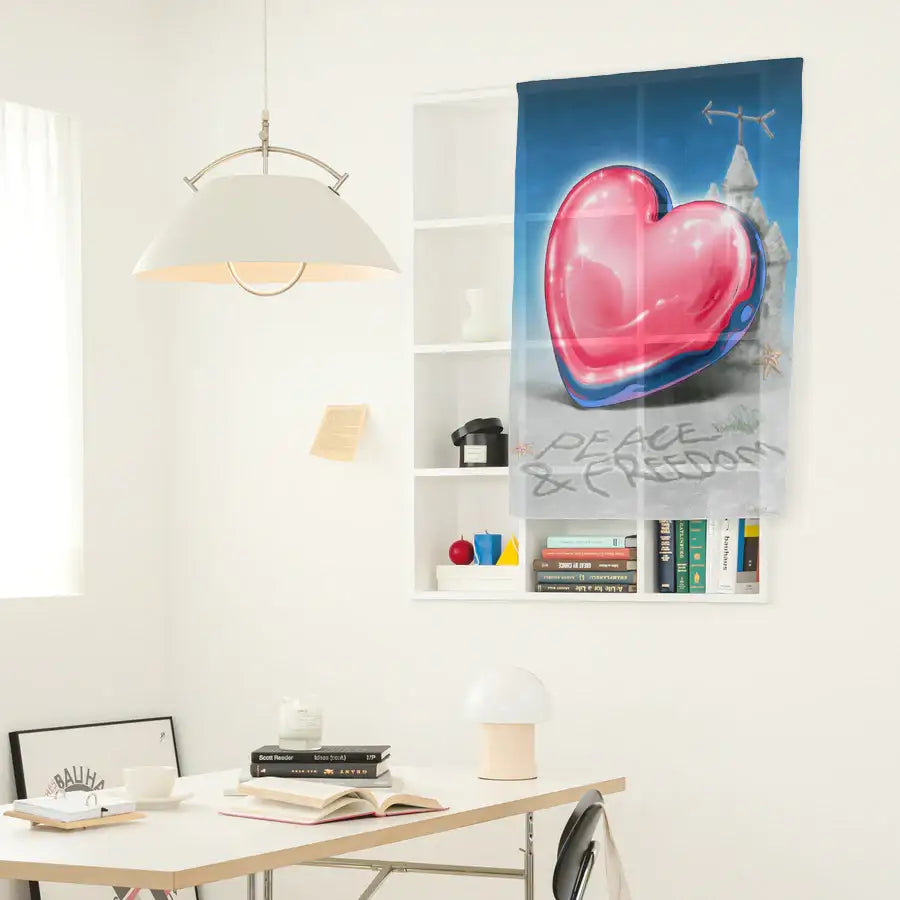 NOW IN PEACE Studio - Peace & Freedom Fabric Poster - Marpple Shop - Fabric Poster - Harumio