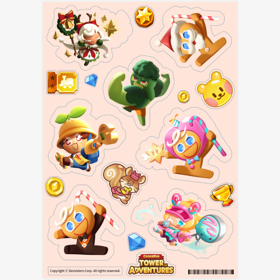 Cookie Run : Tower of Adventure - Earth Attribute Cookie Sticker Set - Marpple Shop - Sticker - Harumio