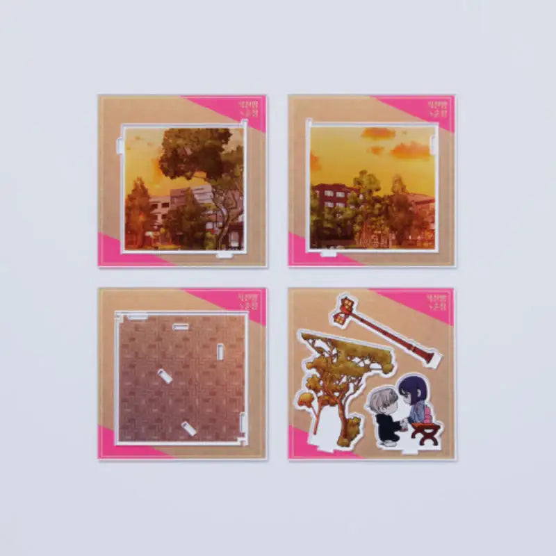 Webtoon Friends - Acrylic Room Diorama - Webtoon Friends - Acrylic Stand - Harumio