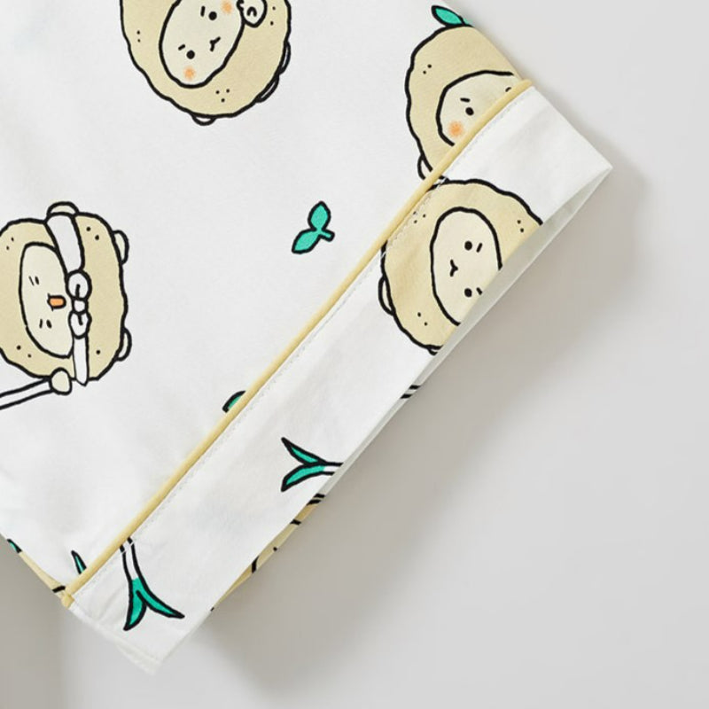 SPAO x Yurang Bear - Cute Yurang Bear Short Sleeve Pajamas