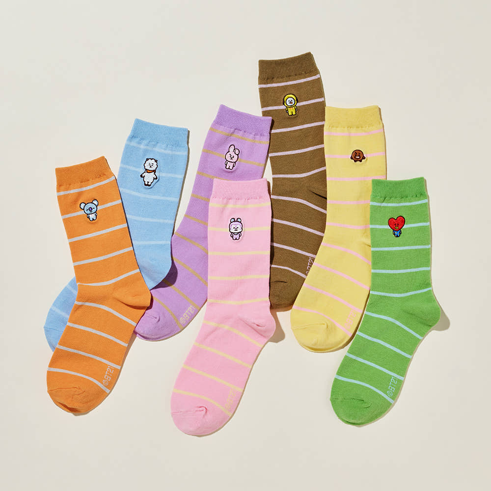 BT21 - Basic Striped Socks