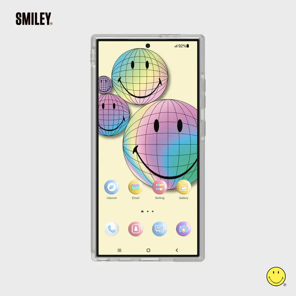 SLBS - Smiley Disco Ball Impression Case (Galaxy S24 Series) - SLBS - Phone Case - Harumio