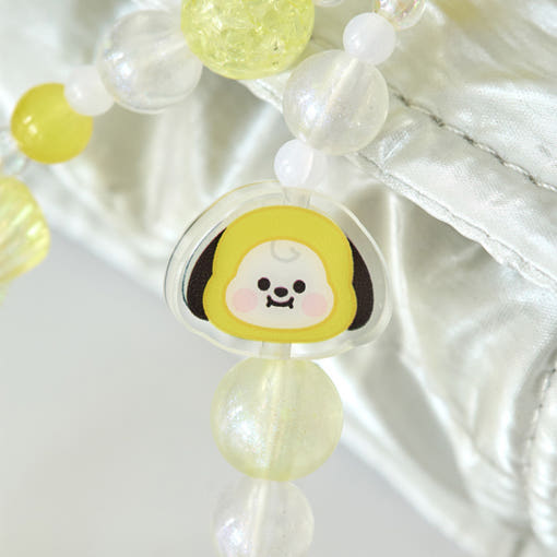 BT21 - BABY PEARL Beads Keychain - Line Friends - Keychain - Harumio