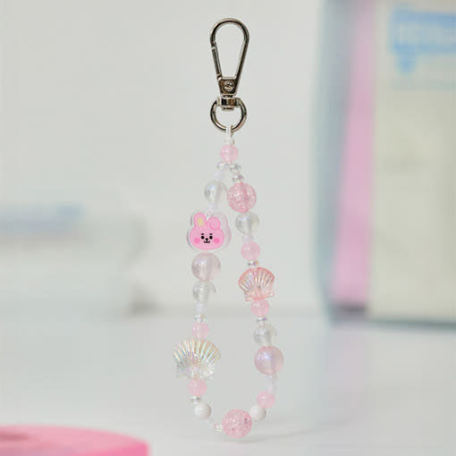 BT21 - BABY PEARL Beads Keychain - Line Friends - Keychain - Harumio