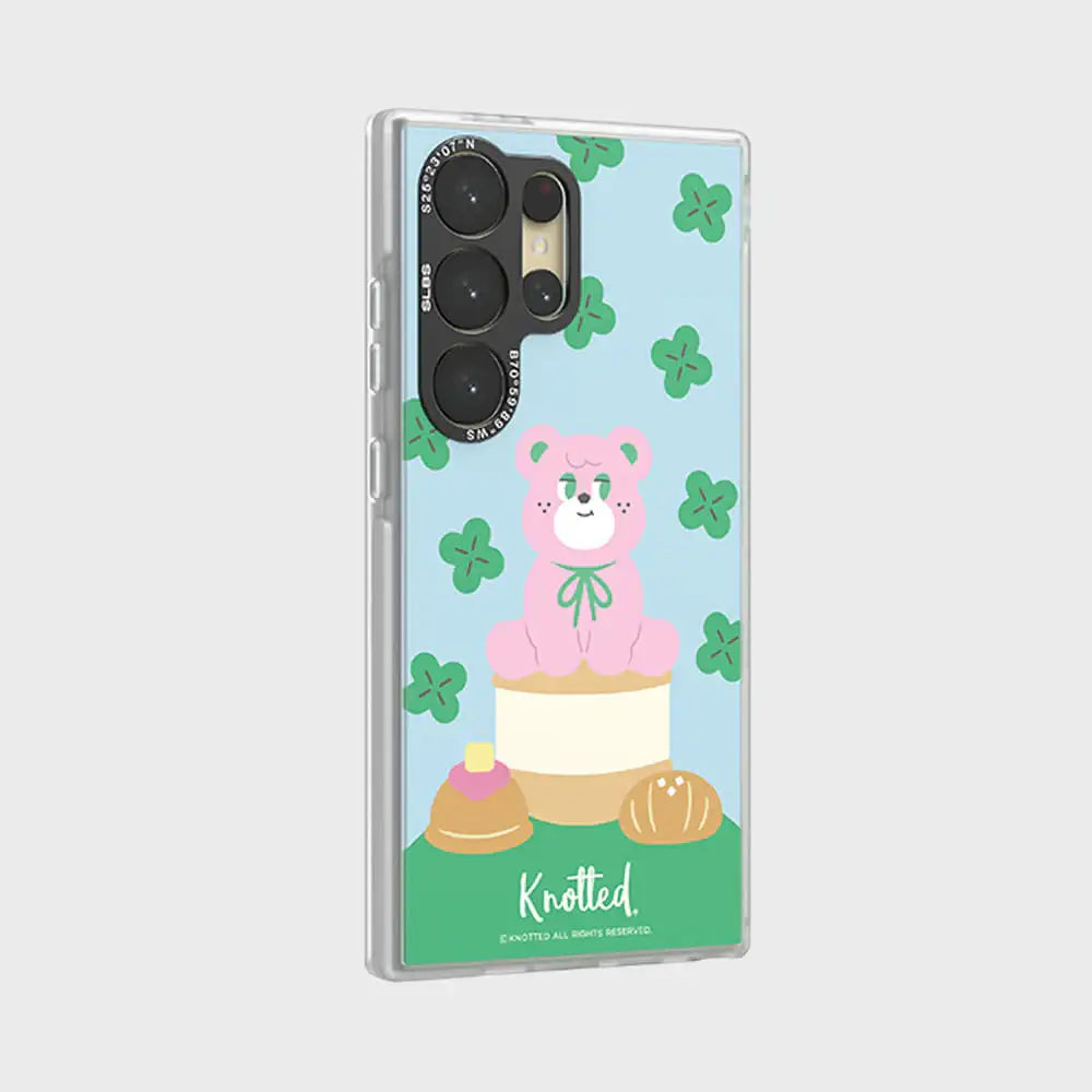 SLBS - Knotted Sugar Bear Impression Case (Galaxy S24 Series) - SLBS - Home & Living, Accessories - Harumio