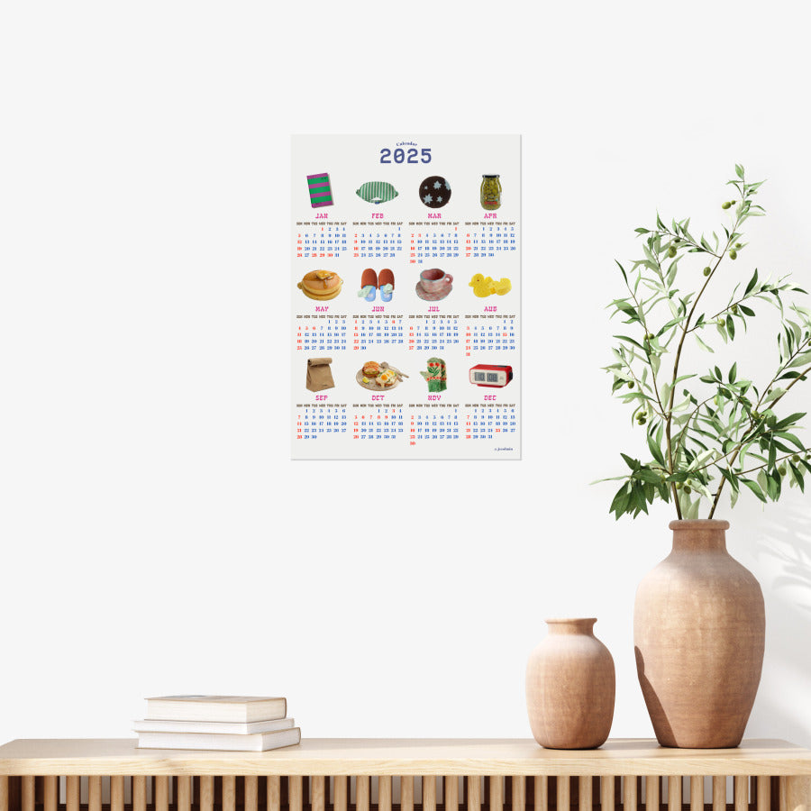 Jseolmin - 2025 Calendar A3 Poster - Marpple Shop - Poster - Harumio