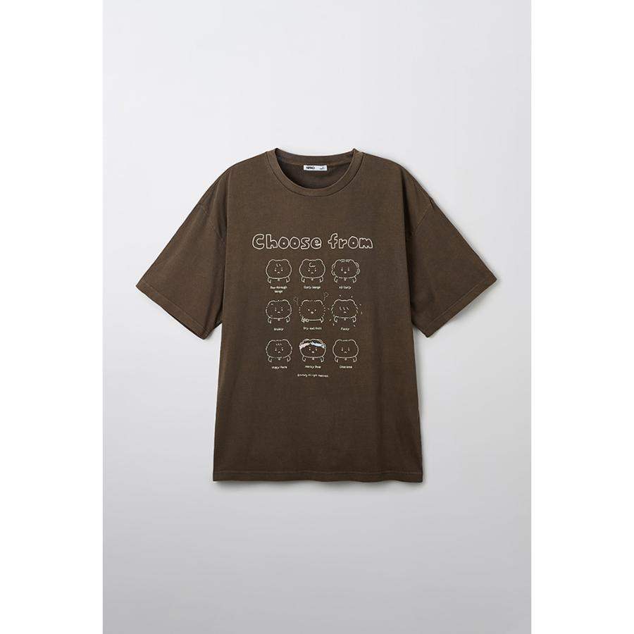 SPAO x Manggeureojin Gom - Choose From Brown Short Sleeve T-Shirt - SPAO - T-shirt - Harumio