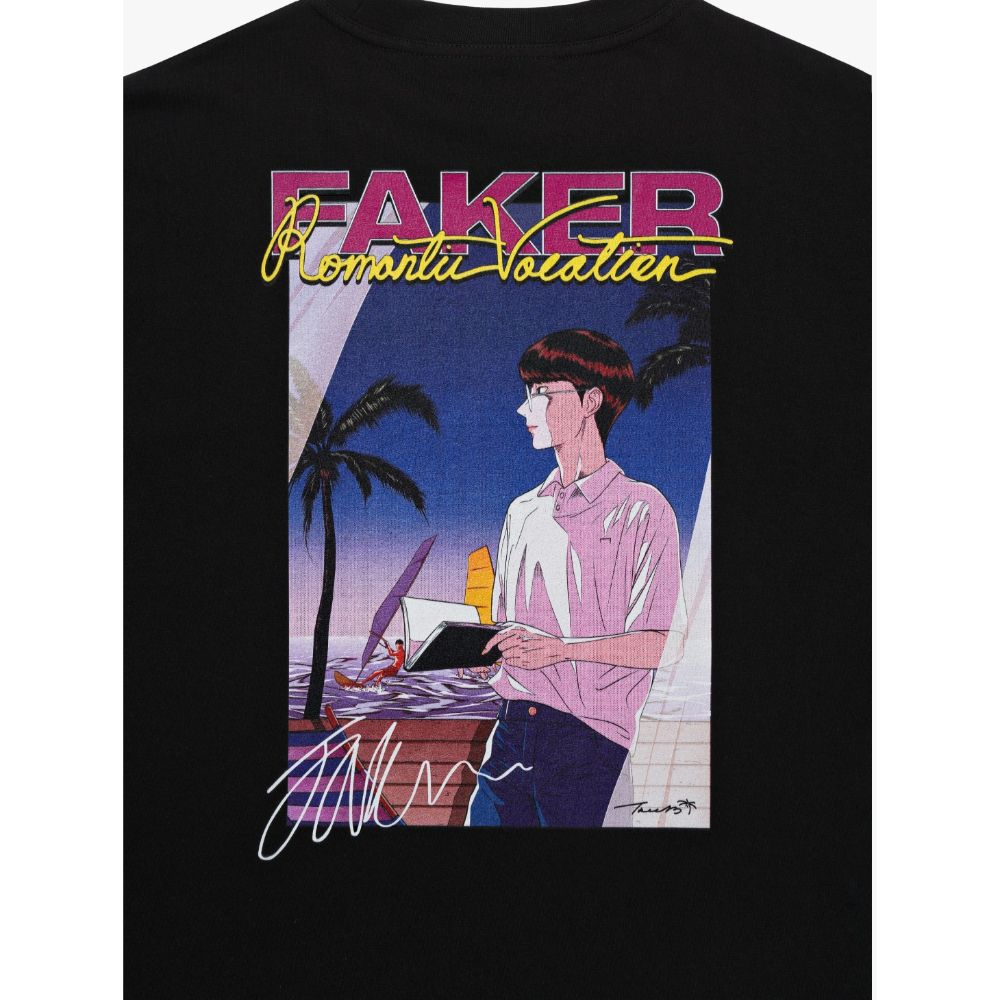 T1 x GOALSTUDIO - Romantic Vacation Faker Graphic T-Shirt