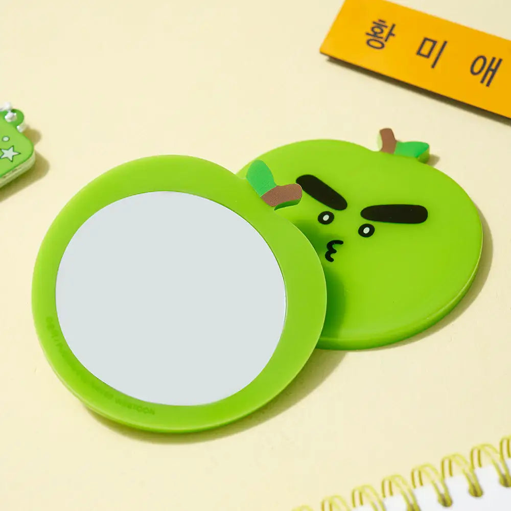 After School Lessons For Unripe Apples - Acrylic Hand Mirror - Webtoon Friends - Acrylic Mirror - Harumio