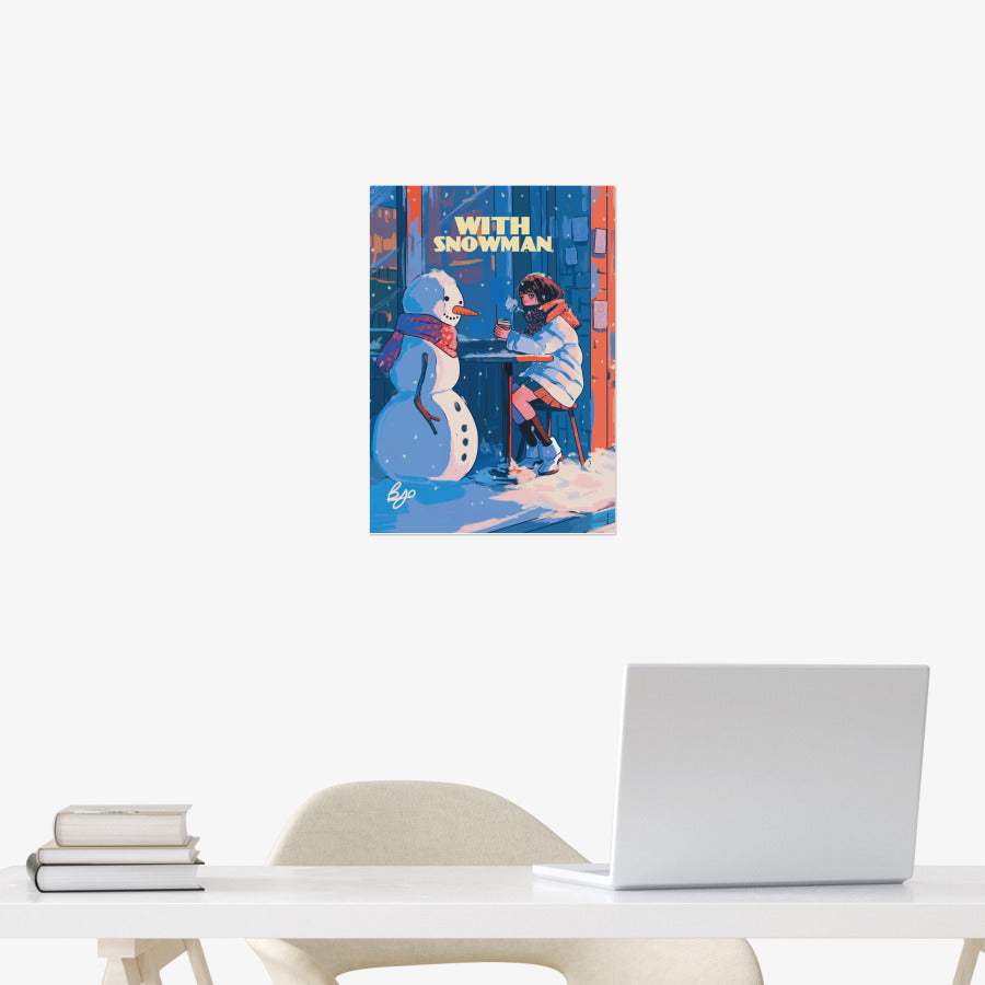 BYOart - Snowman A4 Poster - Marpple Shop - Poster - Harumio
