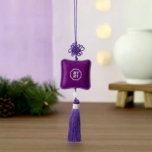 BT21 - Premium K-Edition Embroidered Tassel Keyring - Line Friends - Keyring - Harumio