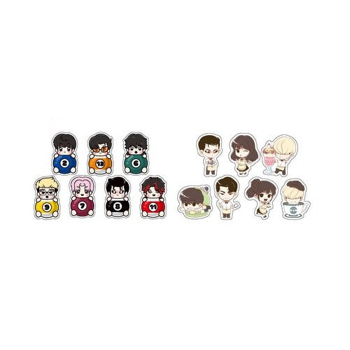 Lookism VVIP Popup Store - Removable Sticker Pack