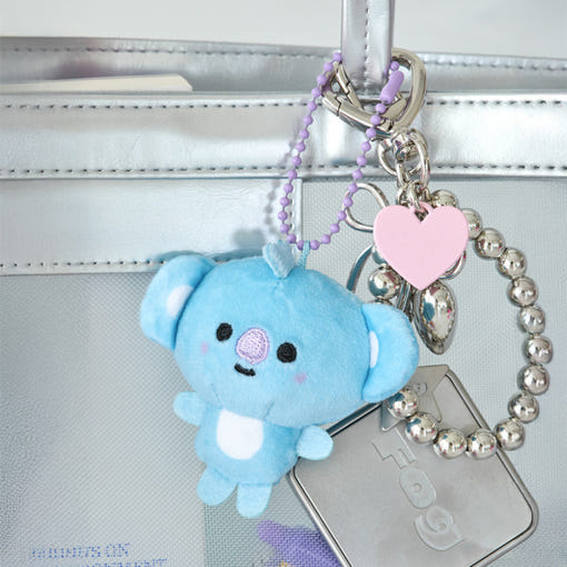 BT21 - BABY PEARL Doll Keychain - Line Friends - Doll Keyring - Harumio