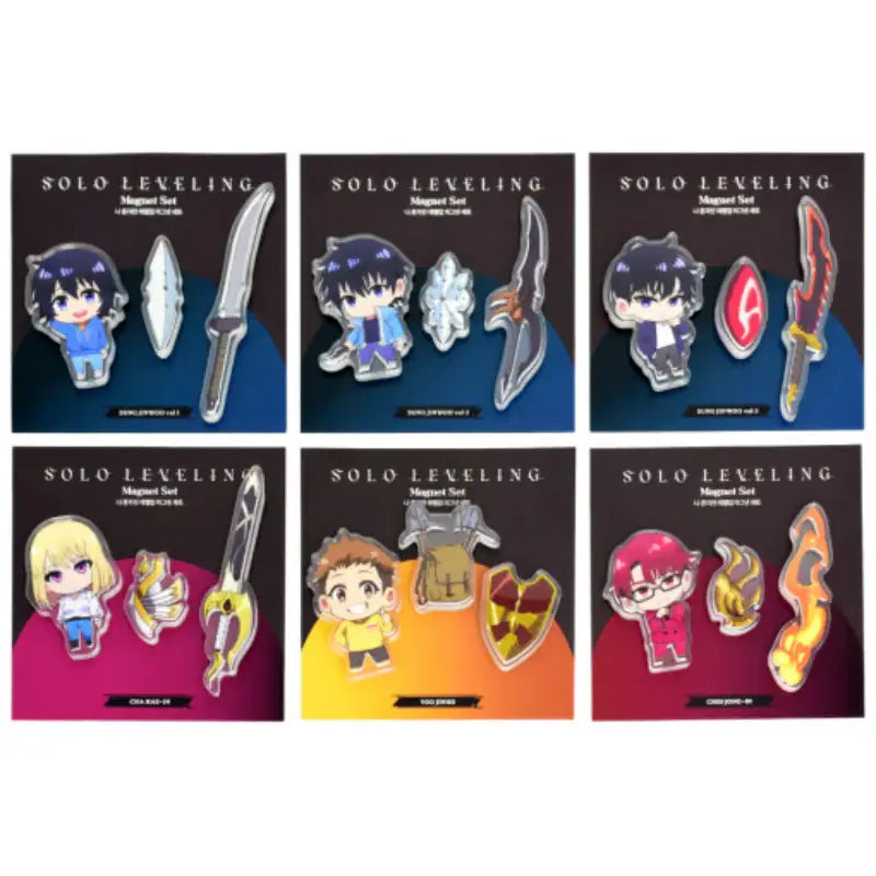 Solo Leveling - Acrylic Magnet Set - Soone Content - Acrylic Magnet - Harumio