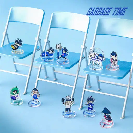 Garbage Time - Random Mini Acrylic Stand - Webtoon Friends - Acrylic Stand - Harumio