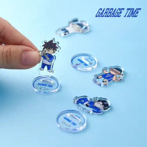 Garbage Time - Random Mini Acrylic Stand - Webtoon Friends - Acrylic Stand - Harumio