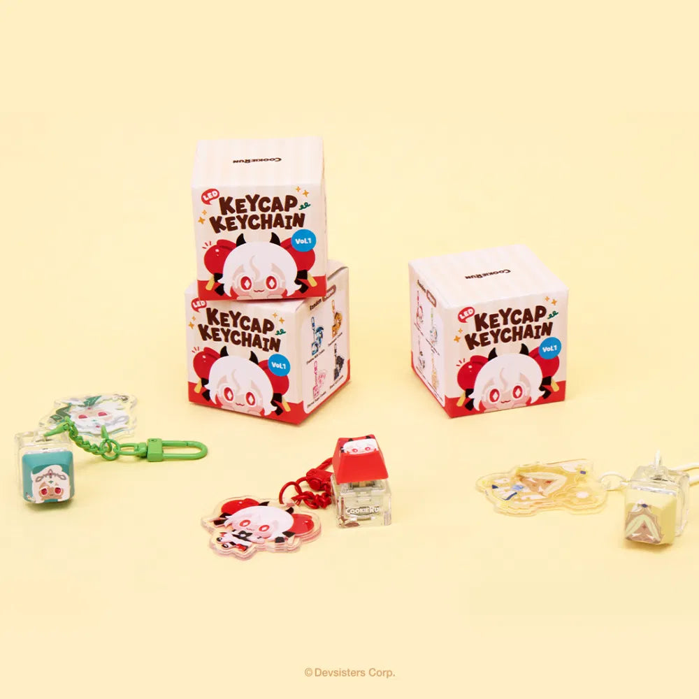 Cookie Run - LED Keycap Keyring (Random)