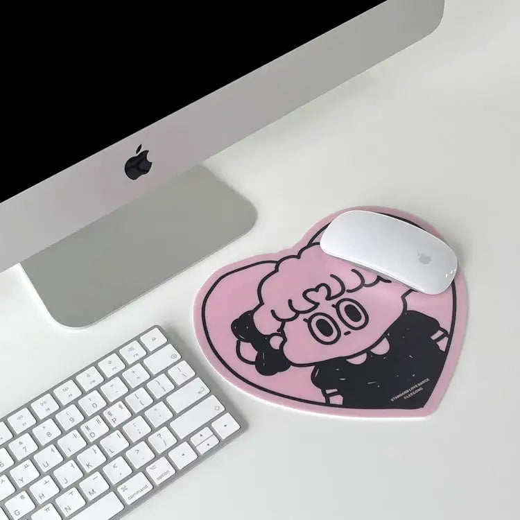 Standard Love Dance - LEEGONG Black Cherry Pie Mousepad - Line Friends Square - Mousepad - Harumio