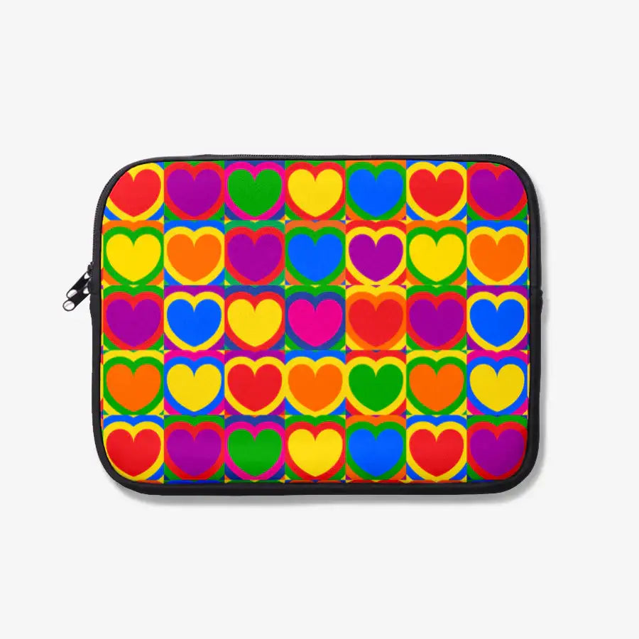 studioAM - Colorful Heart 15" Laptop Case - Marpple Shop - laptop case - Harumio