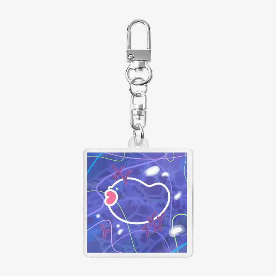 GOMU - Fish Rubber Acrylic Keyring - Marpple Shop - Keyring - Harumio