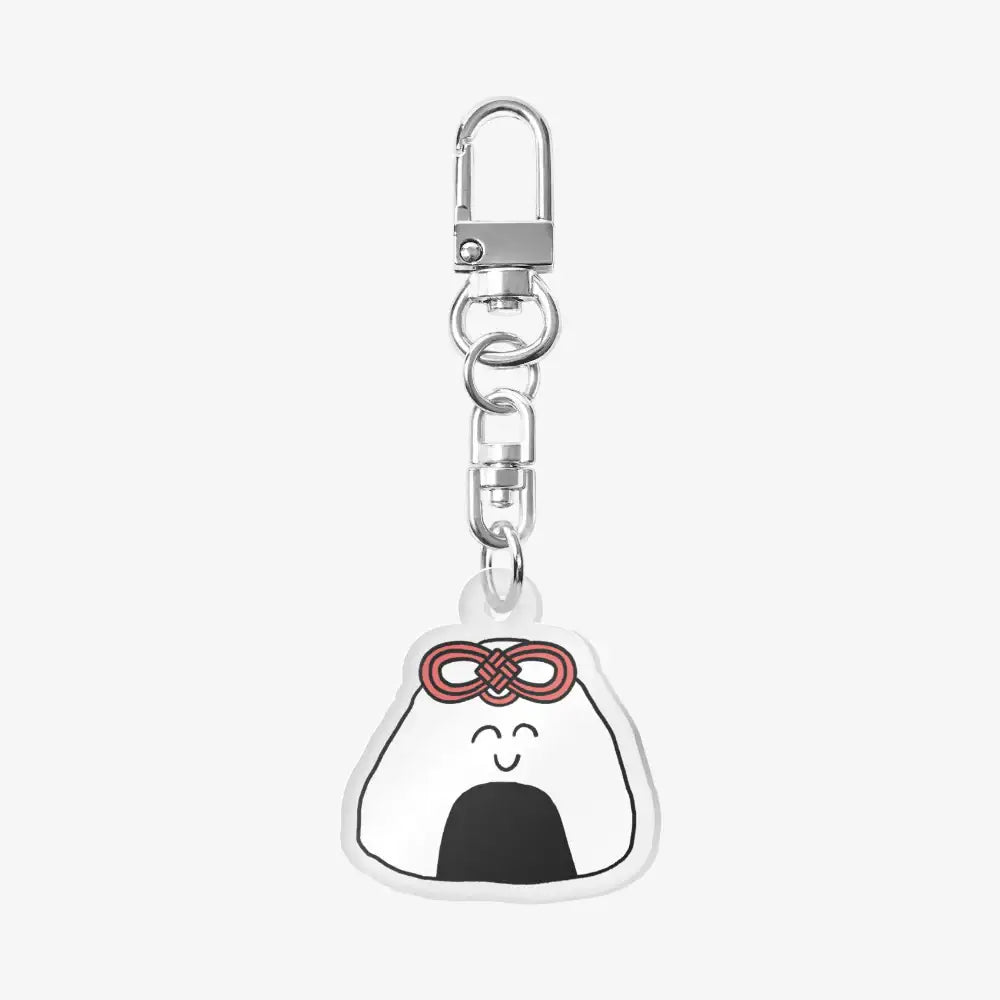 Imazato Club - Onigiri Omamori Acrylic Keyring - Marpple Shop - Keyring - Harumio