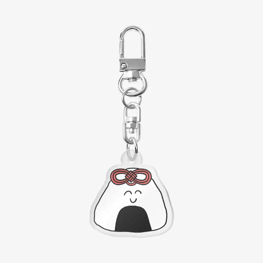 Imazato Club - Onigiri Omamori Acrylic Keyring - Marpple Shop - Keyring - Harumio